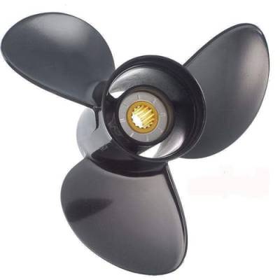 Rareelectrical - New Aluminum Propeller Compatible With Honda Bf45 13 Spline 45 1991-1994 3311-110-15 32040 - Image 3