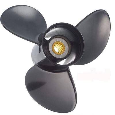 Rareelectrical - New Aluminum Propeller Compatible With Honda Bf45 13 Spline 45 1991-1994 3311-110-15 32040 - Image 4