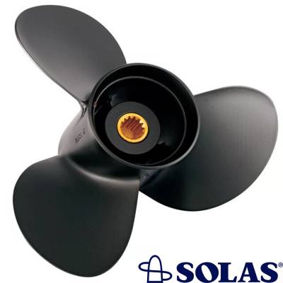 Rareelectrical - New Aluminum Propeller Compatible With Honda Bf40 13 Spline 40 25-60 Hp For Years 1995-2021 By Part - Image 3