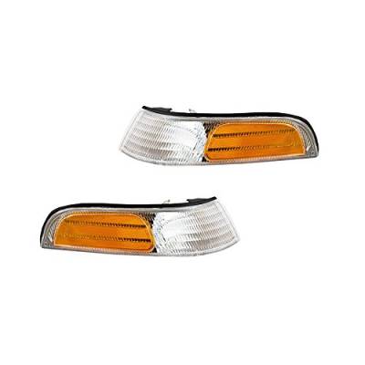 Rareelectrical - New Pair Side Marker Light Compatible With Ford Crown Victoria Base F2az13200a Fo2521123 Fo2520123 - Image 9