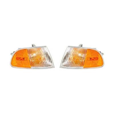 Rareelectrical - New Turn Signal Light Pair Compatible With Honda Civic 1993-95 33300-Sr3-A02 33350Sr3a02 33300Sr3a02 - Image 9