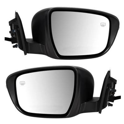 Rareelectrical - New Pair Of Mirror Compatible With Nissan Rogue S Sv Sl Hybrid Sport Utility 4-Door 3.5L 2017 2018 - Image 3