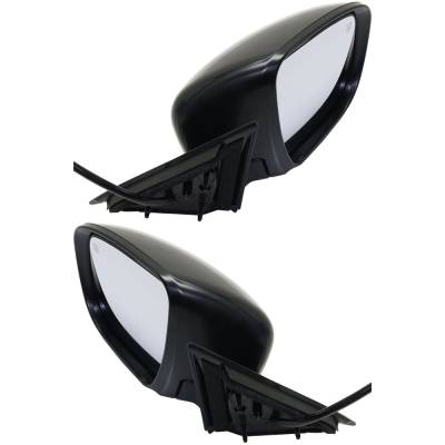 Rareelectrical - New Pair Of Mirror Compatible With Nissan Rogue S Sv Sl Hybrid Sport Utility 4-Door 3.5L 2017 2018 - Image 5