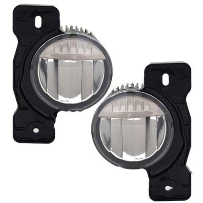 Rareelectrical - New Pair Of Fog Lights Compatible With Jeep Wrangler 2007-2018 By Ch2593157 Ch2592157 68304048Af - Image 9