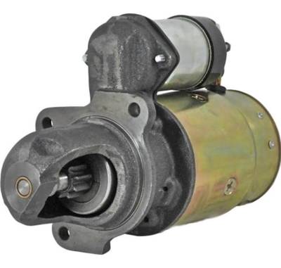 Rareelectrical - New 12V 9T Ccw Starter Motor Compatible With International Crawler Tractor T-340 T-6 1107744 1107229 - Image 1