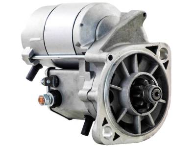 Rareelectrical - New 12V 9T Starter Motor Compatible With Komatsu Forklift Fd10 Fd14 Fd15 Fd18 Fd20l 8941702050 - Image 1