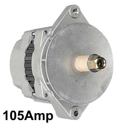 Rareelectrical - New 105Amp Alternator Fits Hyster Lift Truck H230hd H280hd 2002-2007 3675254Rx - Image 1