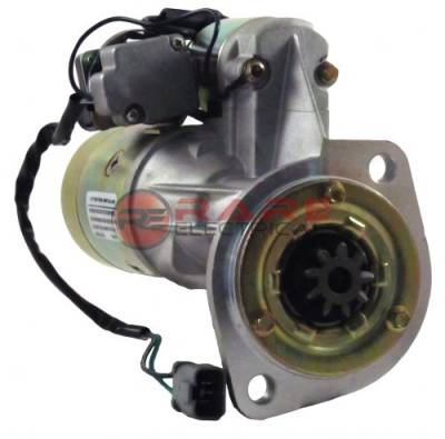 Rareelectrical - New 24V Starter Motor Compatible With Komatsu Eg60b Eg60bs-1 Sd25 6D95l 4D95s 0-23000-0452 - Image 5