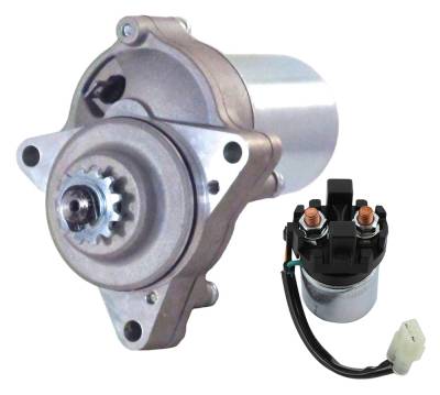 Rareelectrical - New Starter And Relay Kit Compatible With Honda Atv Trx90 2006-2009 35850-Hf1-670 35850Hf1670 - Image 1