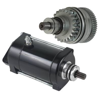 Rareelectrical - New Starter And Drive Compatible With Arctic Cat Jet Ski Barracuda 3008-093 3008-327 3008408 - Image 1