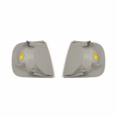 Rareelectrical - New Turn Signal Light Pair Compatible With Ford Expedition 1997-02 F75z13200ac Fo2551118 Fo2550118 - Image 3