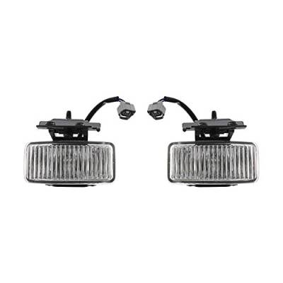 Rareelectrical - New Pair Of Fog Lights Compatible With Jeep Cherokee 1997-2001 55155136 55155137 Ch2593123 Ch2592123 - Image 9