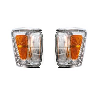 Rareelectrical - New Pair Of Side Marker Lights Compatible With Toyota Pickup 1989-1991 To2520124 81610-89179 - Image 9