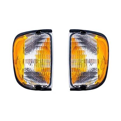 Rareelectrical - New Side Marker Light Pair Compatible With Ford E-150 Econoline Club Wagon 92-02 F2uz13200a - Image 9