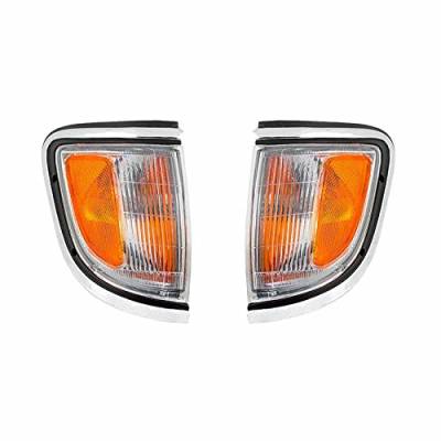 Rareelectrical - New Pair Of Side Marker Lights Compatible With Toyota Tacoma 1995-96 81610-04020 8162004020 - Image 9