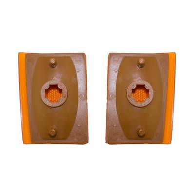 Rareelectrical - New Lower Side Marker Light Pair Compatible With Gmc K1500 K2500 Suburban 5975195 Gm2551105 - Image 5