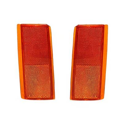 Rareelectrical - New Corner Side Marker Light Pair Compatible With Chevrolet C1500 C2500 Suburban 5974341 Gm2557101 - Image 9