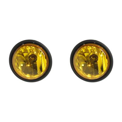 Rareelectrical - New Pair Of Yellow Fog Lights Fits Freightliner Hd Columbia 120 00-11 632497001 - Image 5