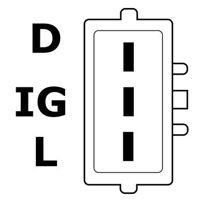 Rareelectrical - New 12V Regulator Kit Fits Suzuki Sidekick 1996-98 In452 8El737473001 0986045751 - Image 7