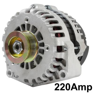 Rareelectrical - New 220A Alternator Fits Chevrolet Silverado 1500 5.3 6.0L 2005 Al8529x 15200268 - Image 3