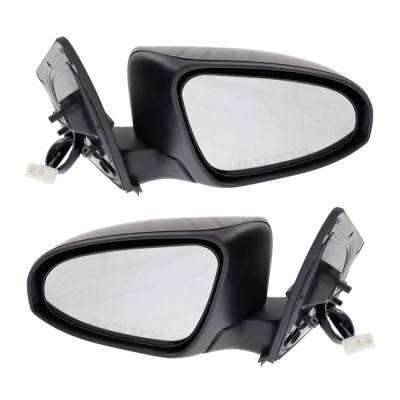 Rareelectrical - New Pair Of Mirror Compatible With Scion Toyota Im Corolla Base Hatchback 4-Door 1.8L 2016 2017 2018 - Image 7