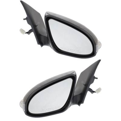 Rareelectrical - New Pair Of Mirror Compatible With Scion Toyota Im Corolla Base Hatchback 4-Door 1.8L 2016 2017 2018 - Image 9