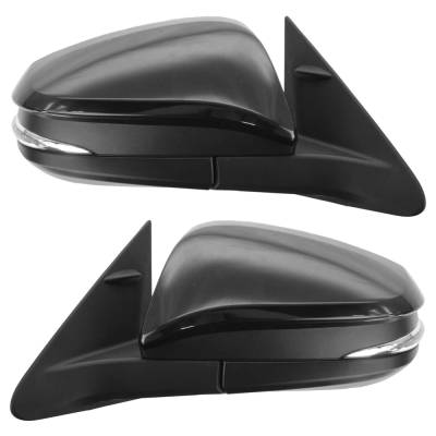 Rareelectrical - New Pair Of Mirror Compatible With Toyota Highlander Xle Hybrid Limited Le Plus Sport Utility 4-Door - Image 9