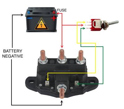 Rareelectrical - New 12V Solenoid Switch Compatible With Hydraulic Pump Motors 214-1211A11 214-1211A11-06 - Image 3