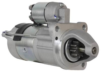 Rareelectrical - New 12V 10T Starter Motor Compatible With Terex 760B 4X4 Backhoe Loader Perkins 2200 Engine - Image 1