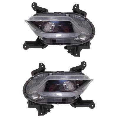 Rareelectrical - New Pair Of Fog Lights Compatible With Hyundai Santa Fe 2.0L 2.4L 2019 2020 By Part Numbers - Image 3