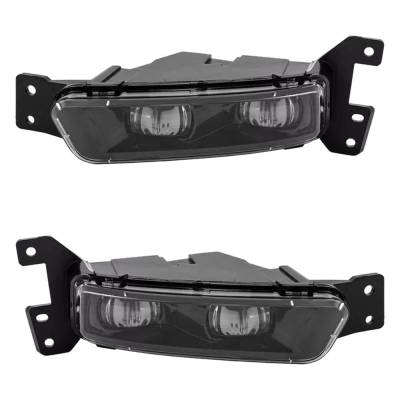 Rareelectrical - New Pair Of Fog Lights Compatible With Jeep Dodge Grand Cherokee Durango 2017 2018 2019 2020 2021 - Image 5