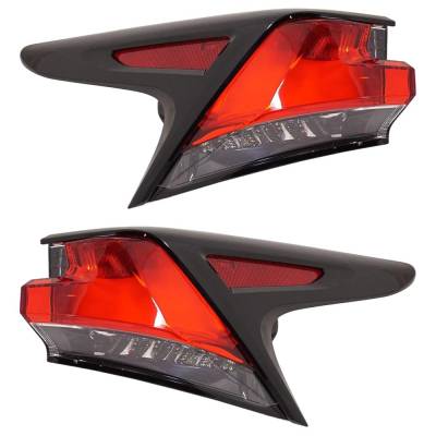 Rareelectrical - New Pair Of Tail Lights Compatible With Lexus Nx300h Nx300 2.0L 2.5L 2018 2019 2020 2021 By Part - Image 3