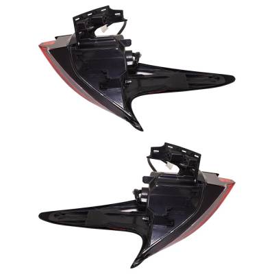 Rareelectrical - New Pair Of Tail Lights Compatible With Lexus Nx300h Nx300 2.0L 2.5L 2018 2019 2020 2021 By Part - Image 5