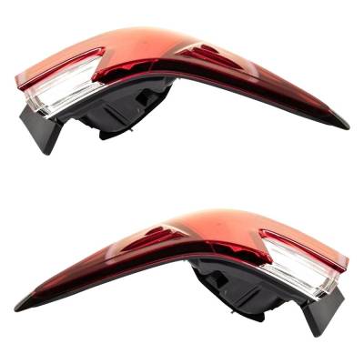 Rareelectrical - New Pair Of Tail Lights Compatible With Lexus Es300h Es350 2.5L 3.5L 2016 2017 2018 By Part Numbers - Image 3