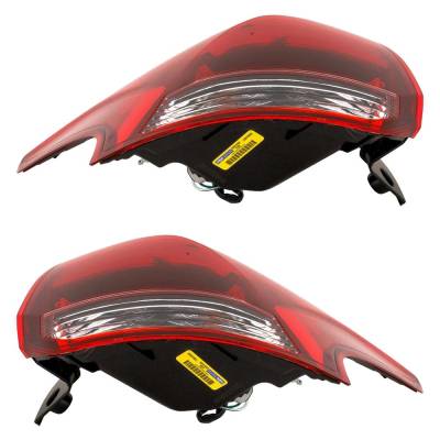 Rareelectrical - New Pair Of Tail Lights Compatible With Mitsubishi Outlander Outlander Phev 2.0L 2.4L 3.0L 2016-2022 - Image 3