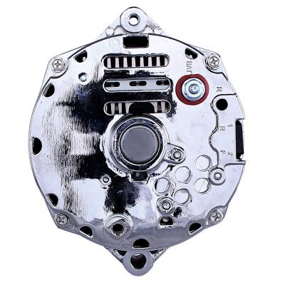 Rareelectrical - New Chrome Chevy 1-Wire Or 3-Wire Alternator Compatible With 140 Amp Self Exciting Energizing By - Image 9