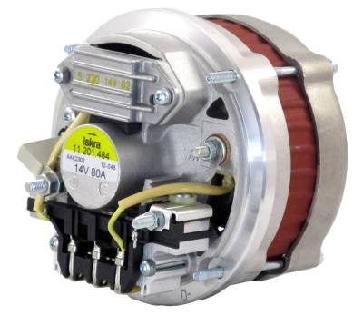 ISKRA - New 12V 80A Alternator Compatible With Volvo Compact Wheel Loader L20 L25 L30 L35 01179896 - Image 3