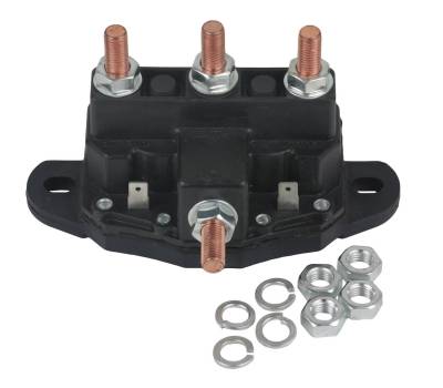 Rareelectrical - New 12V Solenoid Switch Compatible With Rv Levelers Winch Motors 214-1211A61 2141211A11-06 - Image 1